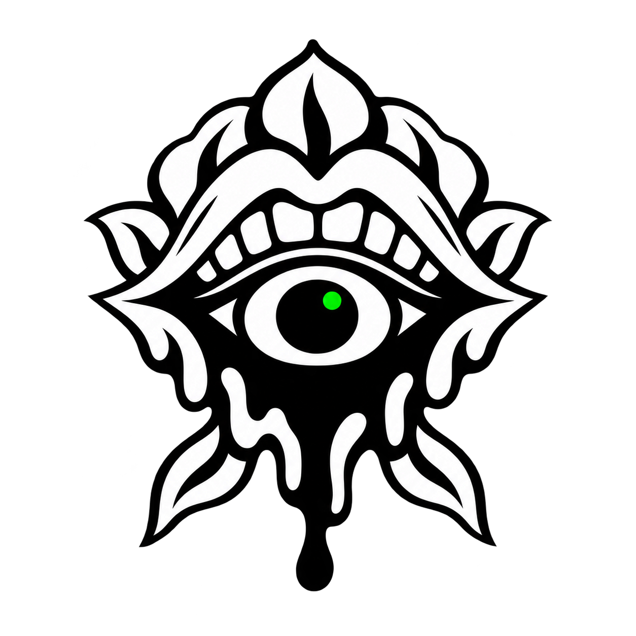 aliens-site flower-eye symbol